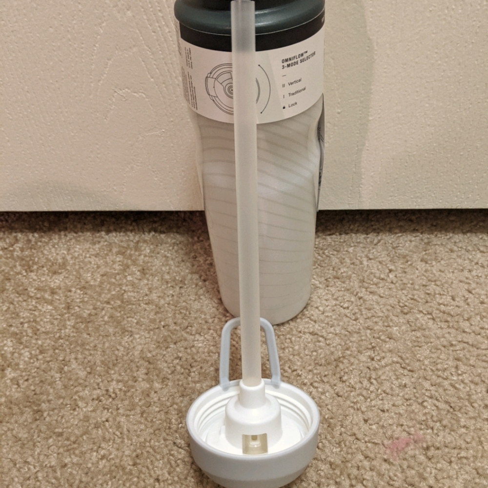Squeeze water bottle.